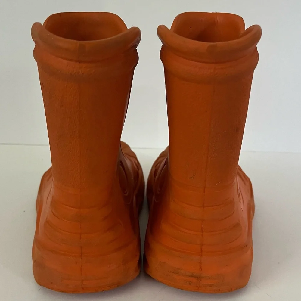 Crocs Kids Orange Georgia Rain Outdoor Boots Size 1